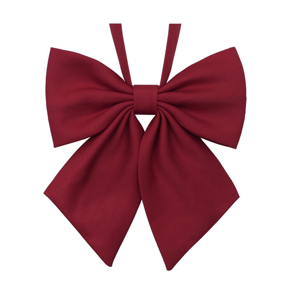 2079 Classic Solid Color Bow Tie Gril, Bow Tie Adjustable Pre-Tied Bowtie